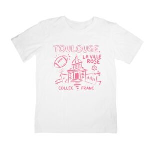 Tshirt toulouse blanc culture