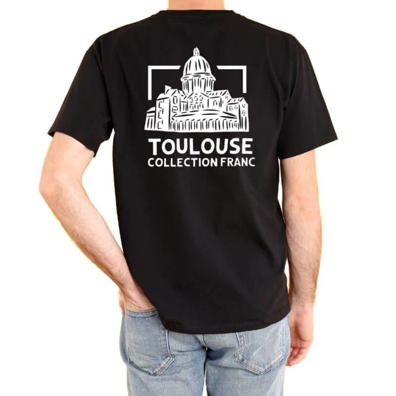 T-shirt Toulouse noir – Image 2