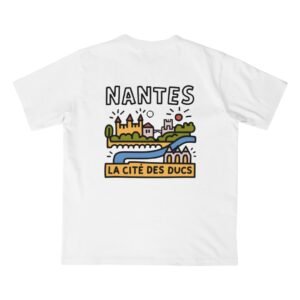 tshirt nantes blanc dos