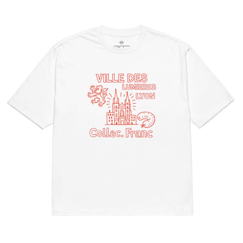 t shirt lyon culture blanc