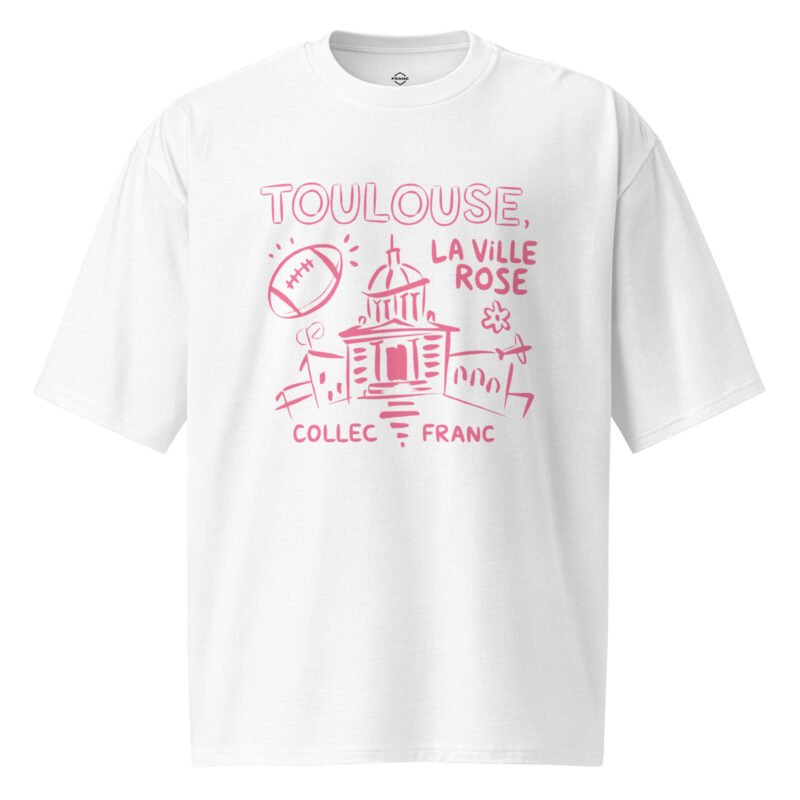 t shirt français lyon blanc